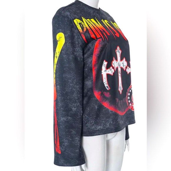 ⚡️Pain Is Art Pullover⚡️🖤 - Picture 5 of 6